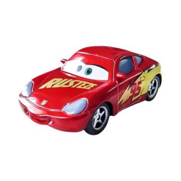 Imagem de Carro De Brinquedo Diecast Blue Lightning McQueen 155 Disney Cars Pixa