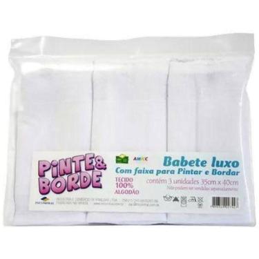 Imagem de Pacote Fralda 34X40Cm Incomfral Pano De Boca Com 3 Peças