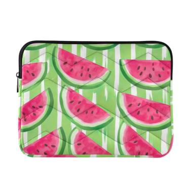 Imagem de Watermelon Capa fina e leve para laptop, bolsa de transporte durável para tablet de viagem e trabalho, capa para laptop para homens e mulheres, de 13 a 14 polegadas