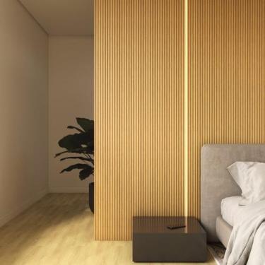 Imagem de Painel Ripado de Poliestireno 19 Barra(s) - Amarelo - Pix Revestimento