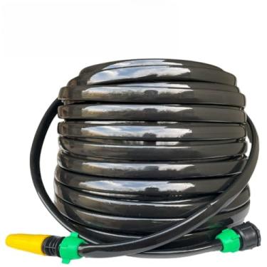 Imagem de Mangueira de Jardim Achatada 30m PVC Reforçado com Esguicho Ajustável | Kit Completo Anti Torção(05 Metros)