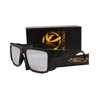 Imagem de Óculos De Sol Polarizados Retrô Unissex HEATWAVE Anti Luz Azul Com Pla