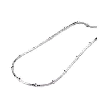 Imagem de Colar De Corrente De Cobra Em Prata Esterlina 925 Para Mulheres E Home