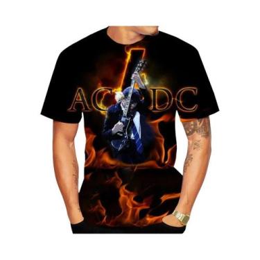 Imagem de Punk Hip Hop T-Shirt, Banda 3D Padrão Impresso, Design Criativo, Venda