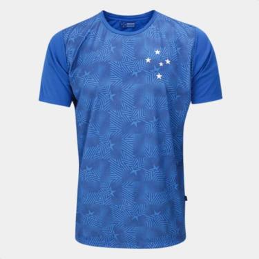Imagem de Camisa Cruzeiro Oficial Licenciada Céu Estrelado Cabuloso, G, Azul roy