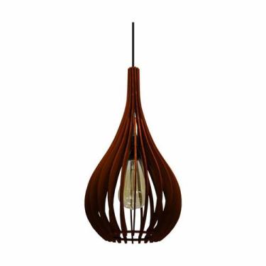 Imagem de Pendente em Madeira - Drop Mini - marrom - Otago