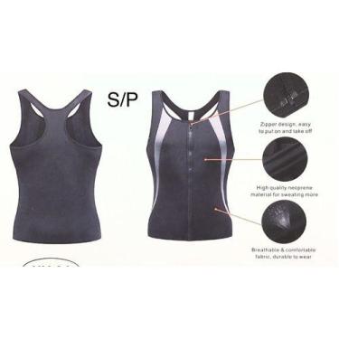 Imagem de Camiseta Colete Treino De Corpo Masculina De Compressão - oem, 3XL, Pr