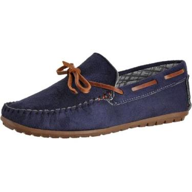 Imagem de Sapato Social Mocassim Infantil Masculino Esporte Casual Sem Cadarço C