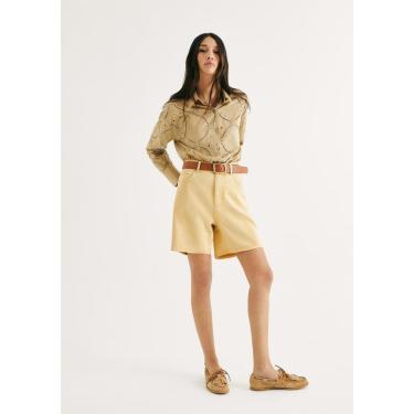 Imagem de Bermuda Feminina Cintura Média Em Sarja-Feminino