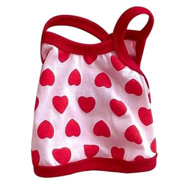 Imagem de SIWOTED Camisa Colete Sem Mangas Pequeno Cachorrinho Vestuário Pet Verão Cachorrinho Suspender Roupas para Bichon Frise Pomeranian (XL)