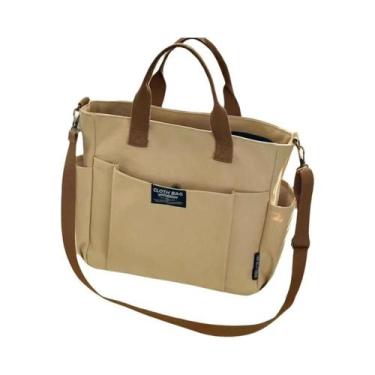 Imagem de Bolsa Tote De Lona De Grande Capacidade Para Mulheres, Estilo Urbano M