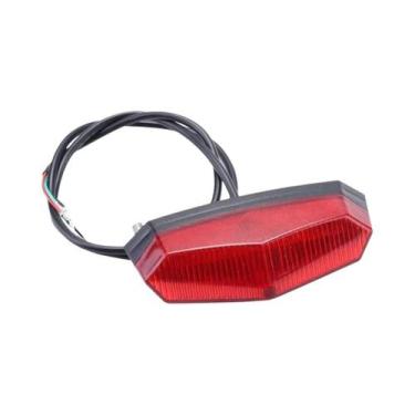 Imagem de Lanterna Traseira LED 12V-80V Para Bicicleta Elétrica, Luz De Advertên