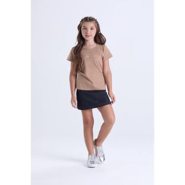 Imagem de Conjunto Verão Infantil Menina Princess com Saia Jeans-Feminino