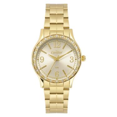 Imagem de Relógio Condor Feminino Ref: Co2035Njo/4X Casual Dourado