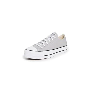 Imagem de Converse Chuck Taylor All Star Lift plataforma feminina, Área cinza/branco/preto, 40
