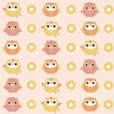 Imagem de Papel De Parede Infantil Corujinhas - Drop de Casa