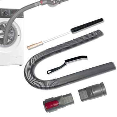 Imagem de Kit de limpeza de ventilação de secador compatível com aspirador de pó Dyson V15 V12 V11 V10 V8 V7 Gen5 V6 DC58 DC59 com escova de secador de fiapos e escova de limpeza de fendas de cerdas duras
