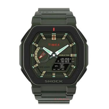 Imagem de Relógio Timex Masculino Command Encounter Anadigi Verde Militar Modelo