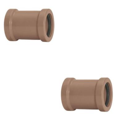 Imagem de Luva De Correr 20Mm Pvc Encanamento Conexão Kit 02 Un - Akato