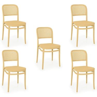 Imagem de Cadeira De Jantar Roma Para Sala E Cozinha Bege 5