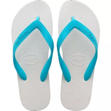 Imagem de Chinelo Havaianas Tradicional Unissex Cor:BrancoTamanho:43/44, Branco,