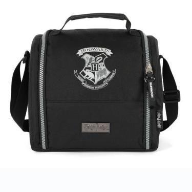 Imagem de Lancheira Térmica HARRY POTTER HOGWARTS Luxcel LA49753 preta