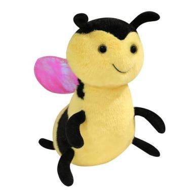 Imagem de Boneca de brinquedo de pelúcia Cute Bee 25 cm de pelúcia macia, inseto