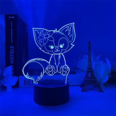 Imagem de Controle remoto de toque colorido Night Line Bell 3D - Taiyuanketanmao