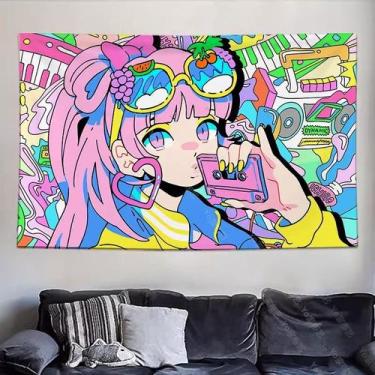 Imagem de Tapeçaria de parede Hatsune Miku Room Aesthetic 150x130cm - Yiweisai