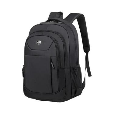 Imagem de Mochila Unissex De Cor Sólida Com Duas Alças Para Viagens De Negócios,