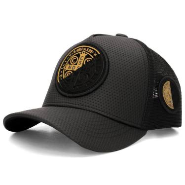 Imagem de Boné Sacudido`s - São Bento - Texturizado Preto Fogo - Infantil