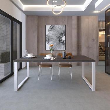 Imagem de Mesa de Jantar Queens 200cm Est.Branca - Metalig