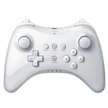 Imagem de Controle Sem Fio Nintendo Wii U Pro Wireless Bluetooth Branco
