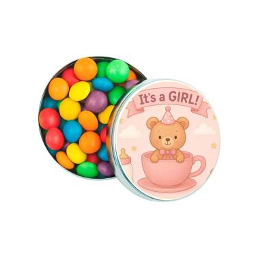 Imagem de Latinha Lembrancinha Personalizada Chá de Bebê Menina