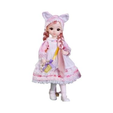 Imagem de Bonecas Articuladas Para Meninas, 30cm, 16 Olhos 3D, Brinquedos Para V