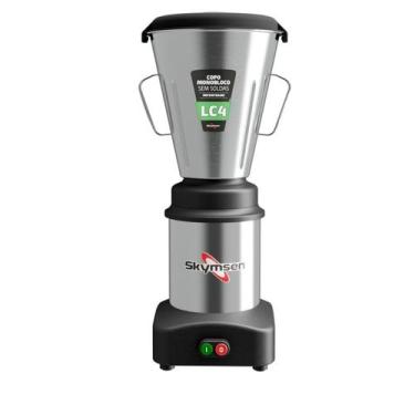 Imagem de Liquidificador Industrial 4 Litros Skymsen  0,5CV Monobloco em Inox - 