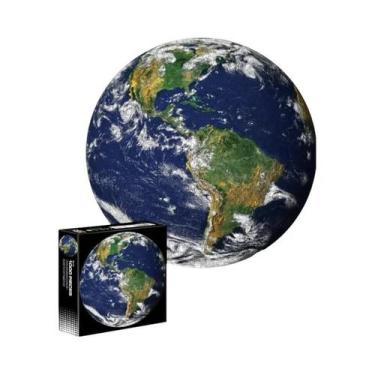 Imagem de Quebra-Cabeça Adulto De 1000 Peças: Desafio Espacial Planeta Lua Terra