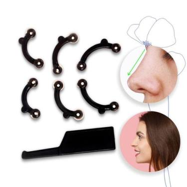 Imagem de Corretor Nasal Estético Para Nariz Largo Afinador E Modelador Kit 3 Pa