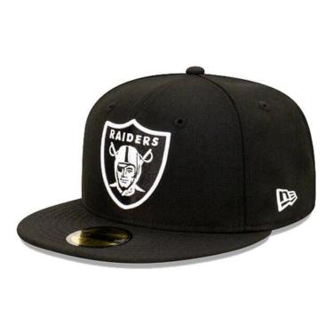 Imagem de Boné New Era 5950 NFL Raiders League Preto-Masculino
