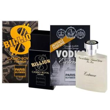 Imagem de Perfume Billion Casino Royal + Vodka Extreme - Paris Elysees 100ml