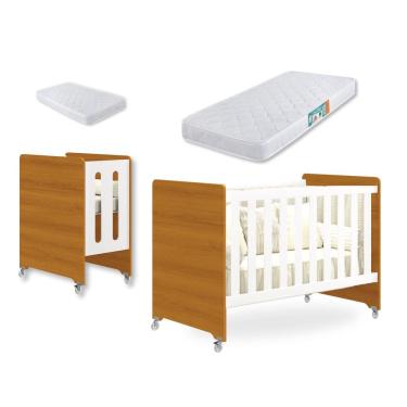 Imagem de Berço Americano 4 em 1 Evolution Savana com 02 Colchões
