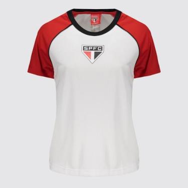 Imagem de Camisa São Paulo Disparar Feminina Branca - Braziline, M