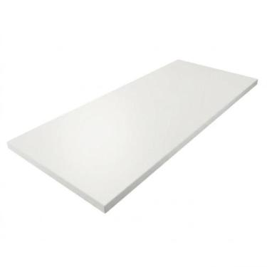Imagem de Prateleira 90x20 Tampo Mesa MDF 15mm Branco 20x90 Arrigo Móveis