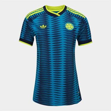 Imagem de Camisa Seleção Colômbia Away 2026 s/nº Tocedor Adidas Originals Feminina-Feminino