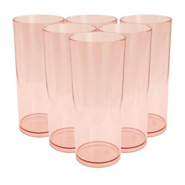 Imagem de Kit 15 Copos Long Drink Colorido De Acrílico 330ml CasamentO FESTA ANI