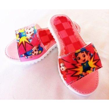 Imagem de Chinelo Infantil Feminino Personagens Criança - anjo da mamãe, Rosa, 2
