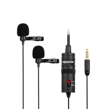 Imagem de Microfone Duplo de Lapela Para Celular SK-M1DM - SKYPIX