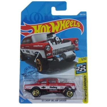 Imagem de 55 Chevy Bel Air Gasser Hw Speed Graphics 1/10 Hot Wheels 2019 - FYC97