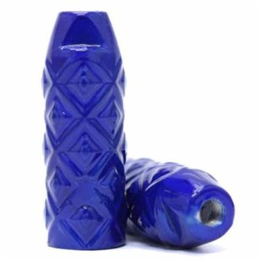 Imagem de Par Pedaleira Apoio Trolhinha Bike BMX Eixo 9mm Cores GTU, Azul