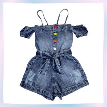 Imagem de Macaquinho Jeans - Xic Xic Moda Infantil, 12